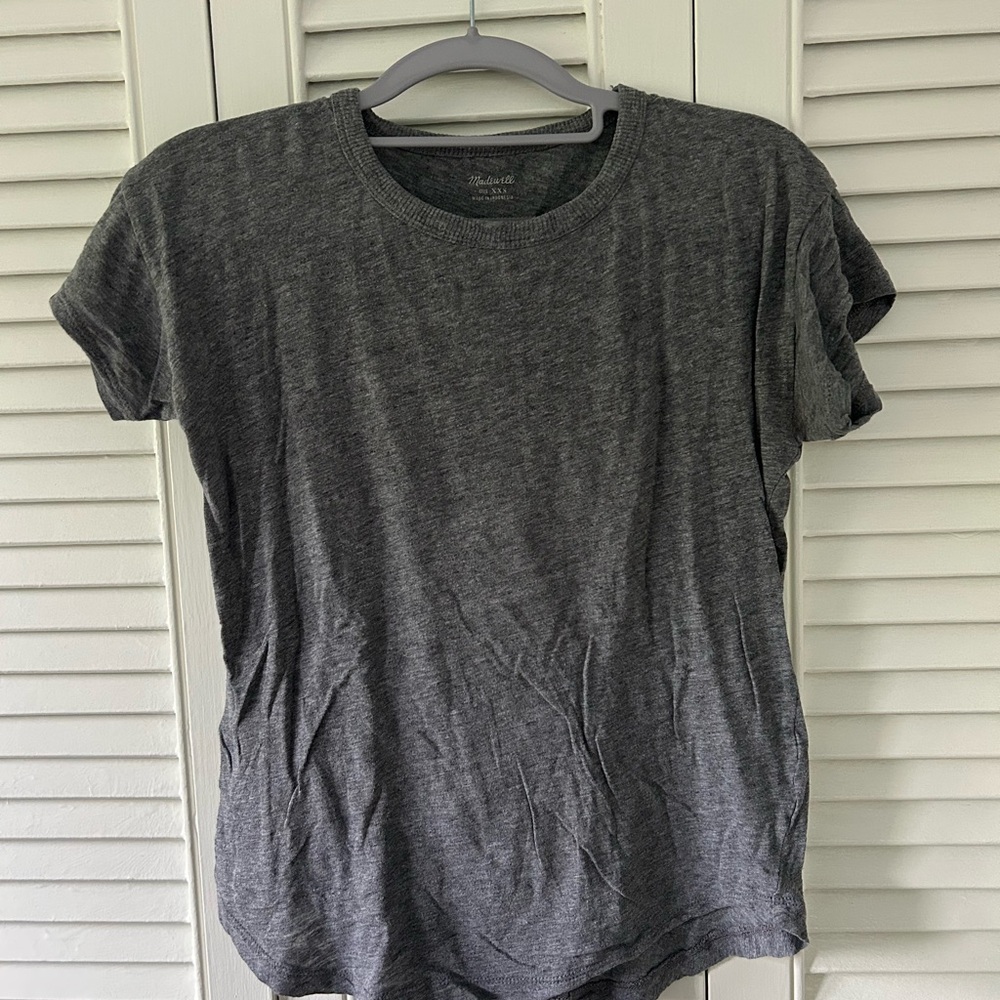 Madewell Gray Short Sleeve T-Shirt
